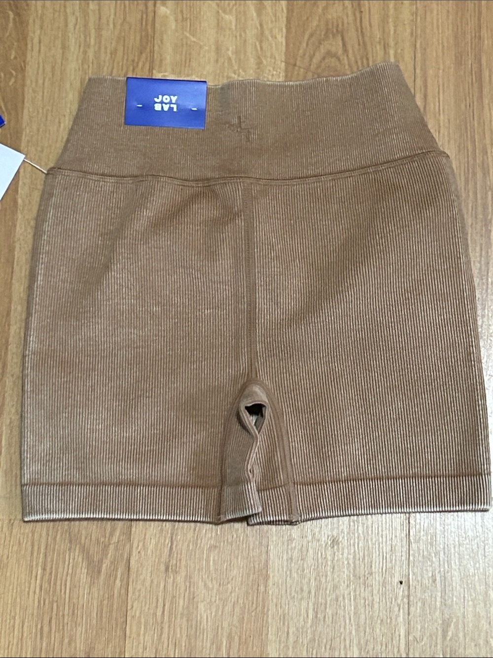 JoyLab High-Waist Ribbed Shorts in Brown Size XS NWT - Picture 5 of 5